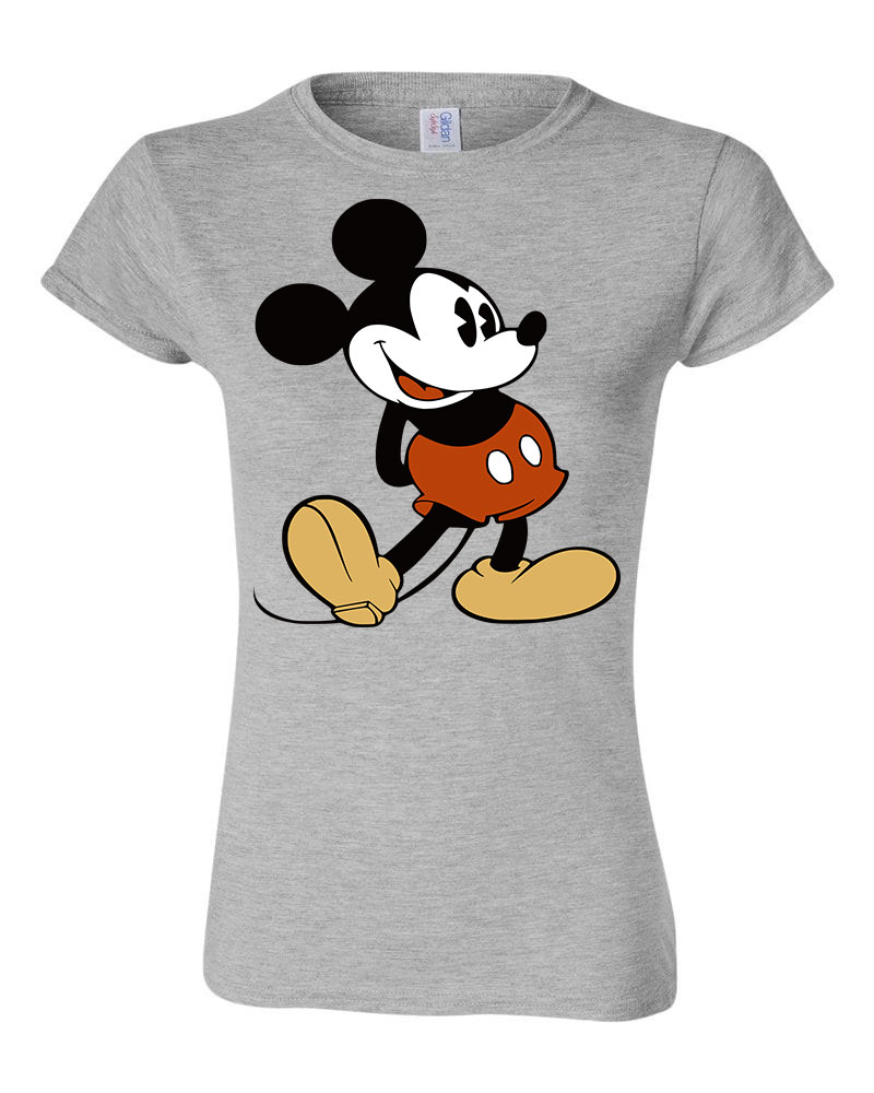 Mickey Egér Sportszürke Női Póló