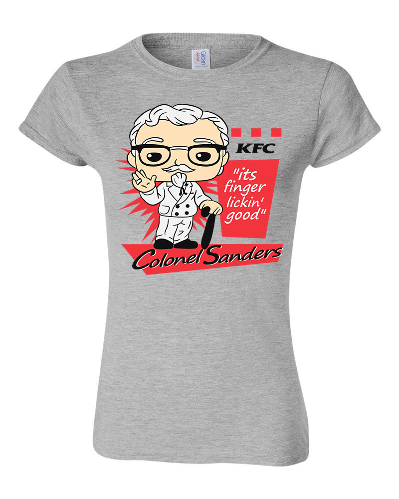 kft colonel sanders Sportszürke Női Póló
