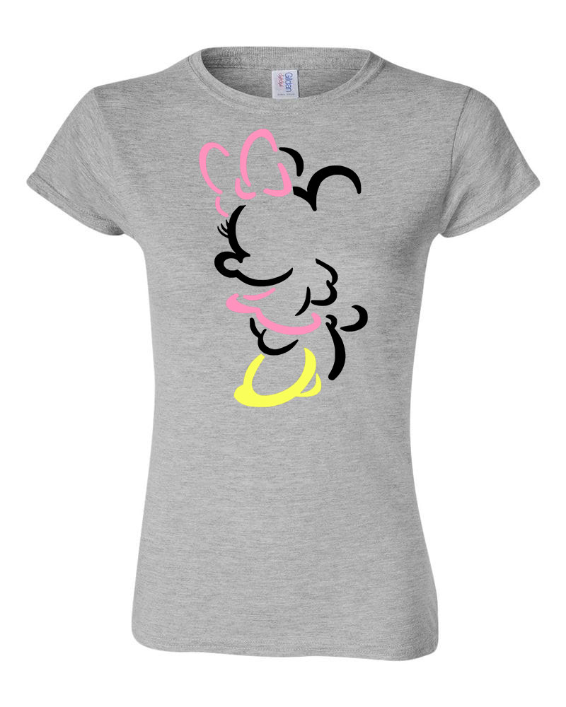 minnie egér Sportszürke Női Póló
