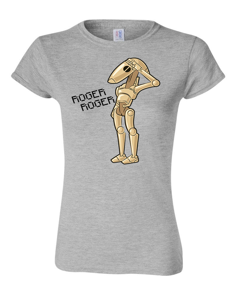 star wars roger droid Sportszürke Női Póló