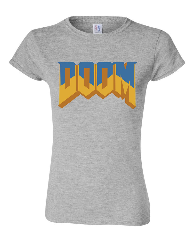 doom Sportszürke Női Póló