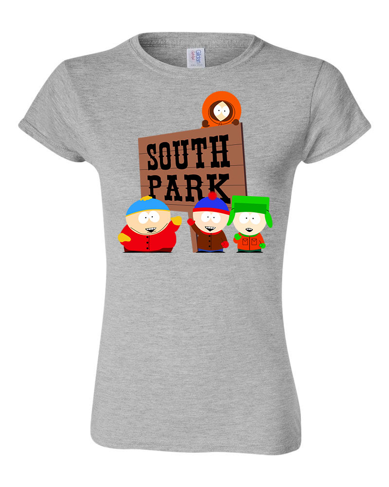 south park cartman kyle kenny stan Sportszürke Női Póló