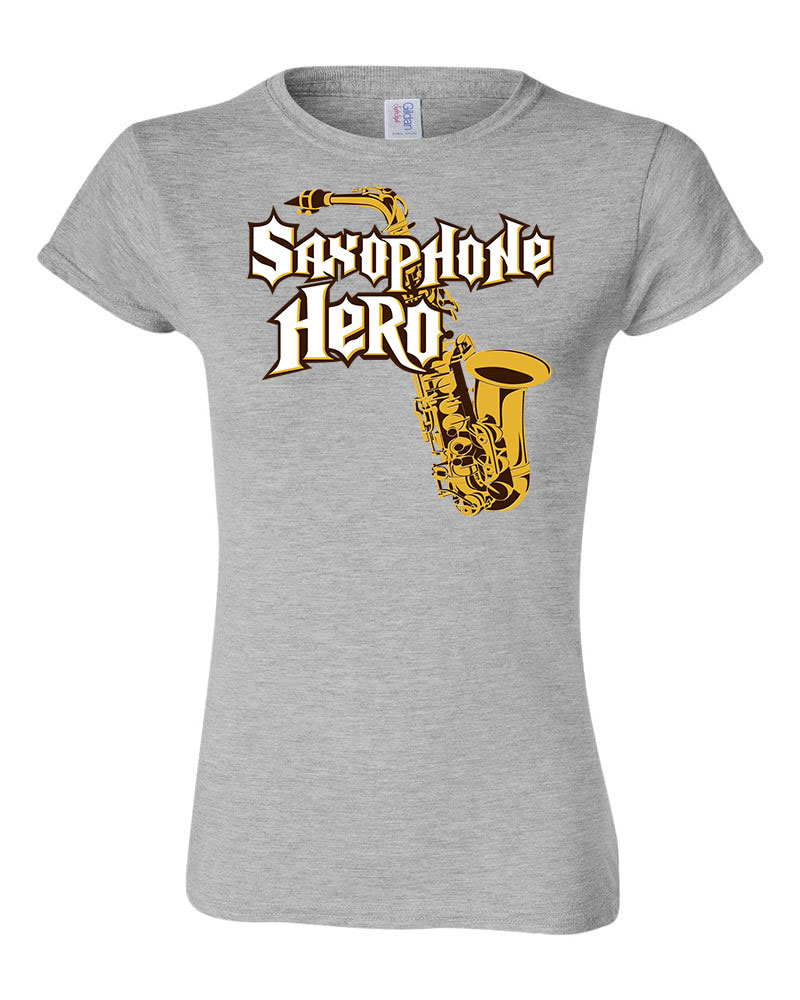 saxophone Sportszürke Női Póló