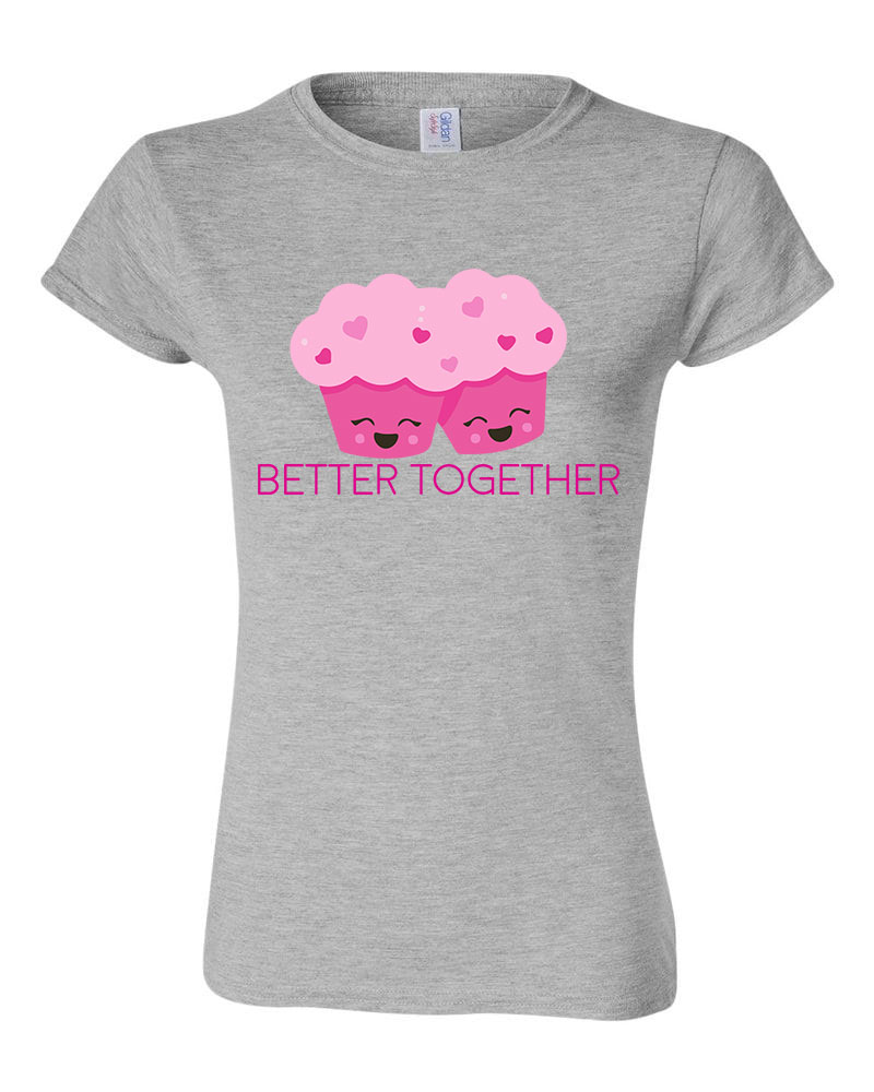 bff best friends together barátság Sportszürke Női Póló