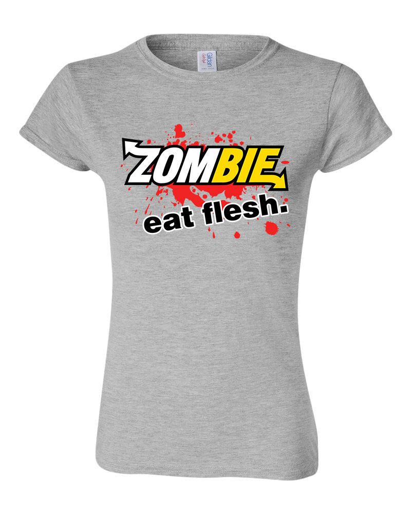 zombi zombis subway humor Sportszürke Női Póló