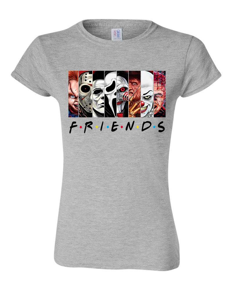horror friends stephen king chuky freddy jason saw Sportszürke Női Póló