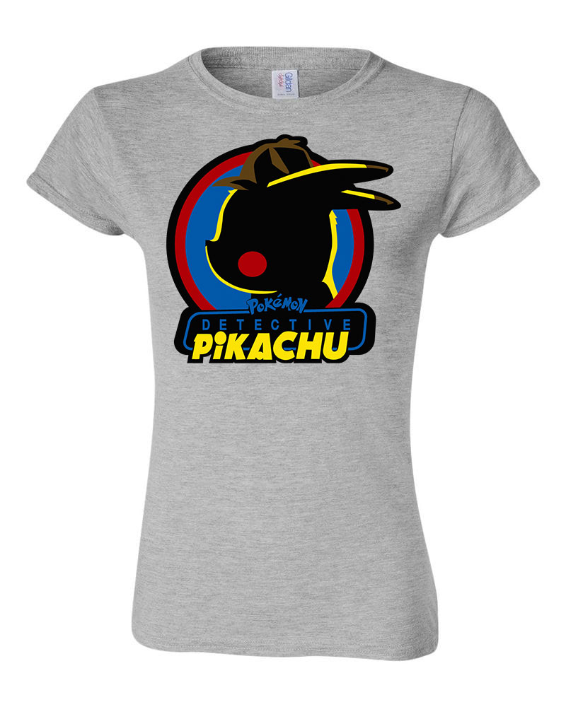 pokemon pikachu Sportszürke Női Póló