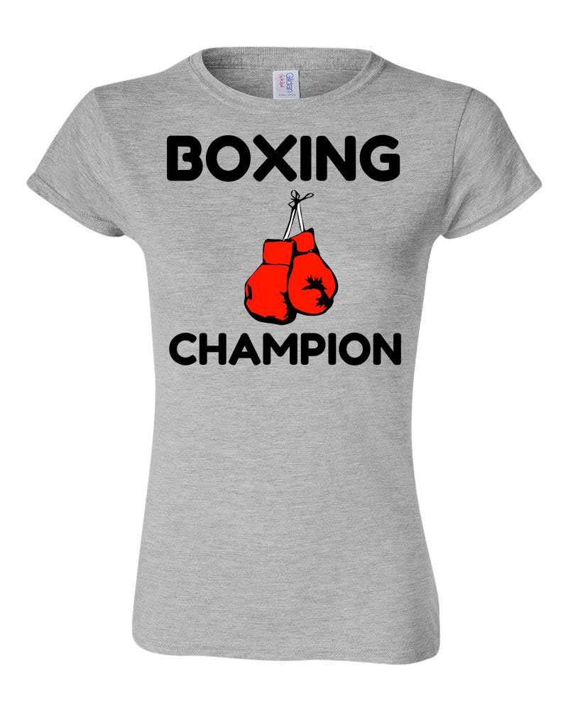 box boxolás boxoló Sportszürke Női Póló