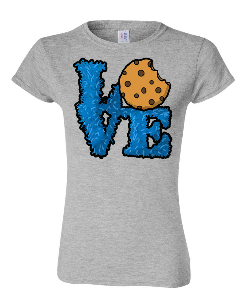 sütiszörny cookie love Sportszürke Női Póló