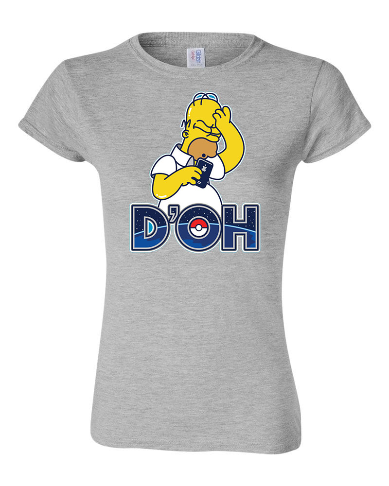 pokemon go homer simpson Sportszürke Női Póló