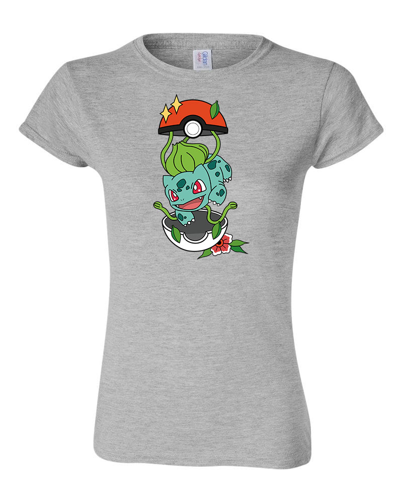 bulbasaur pokemon Sportszürke Női Póló