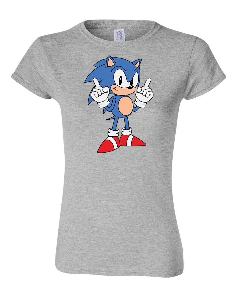 sonic Sportszürke Női Póló