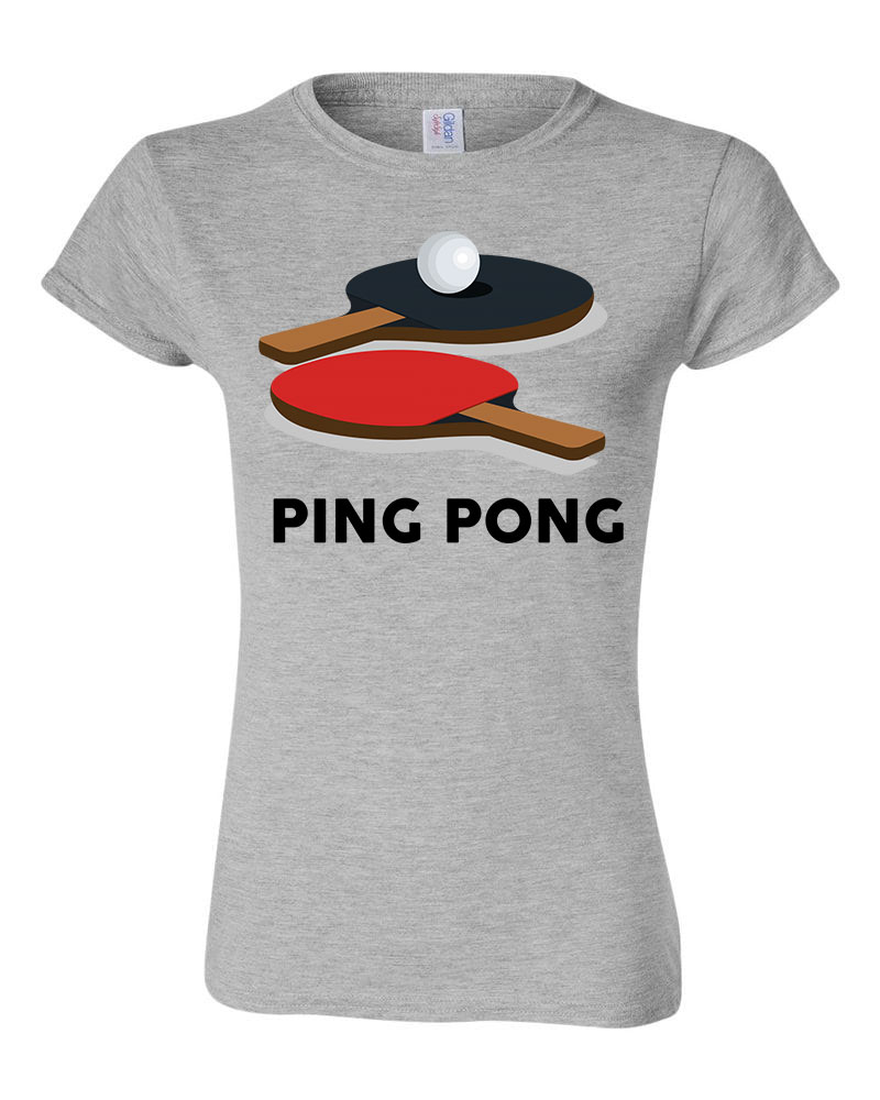 ping pong Sportszürke Női Póló