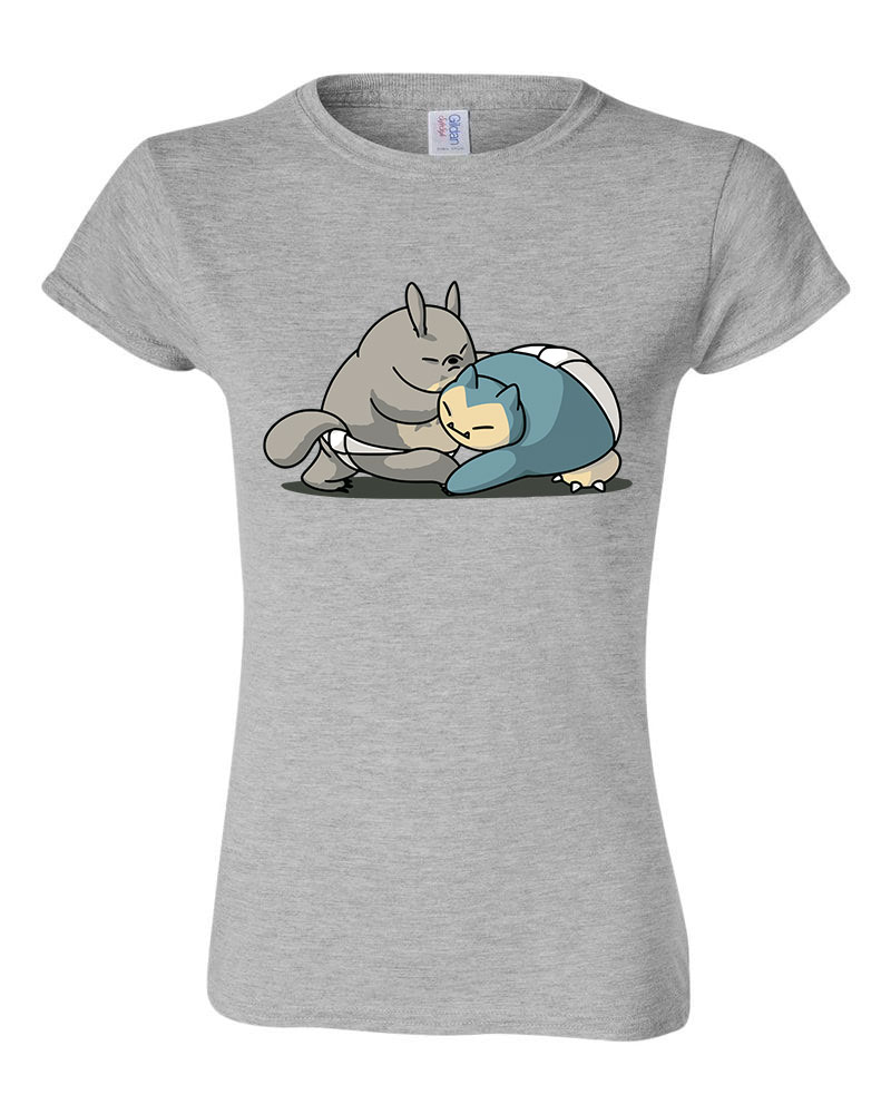 snorlax totoro Sportszürke Női Póló