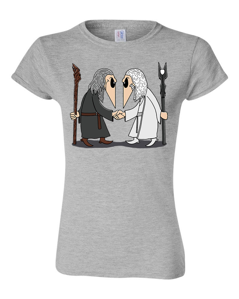 gandalf szarumán Sportszürke Női Póló