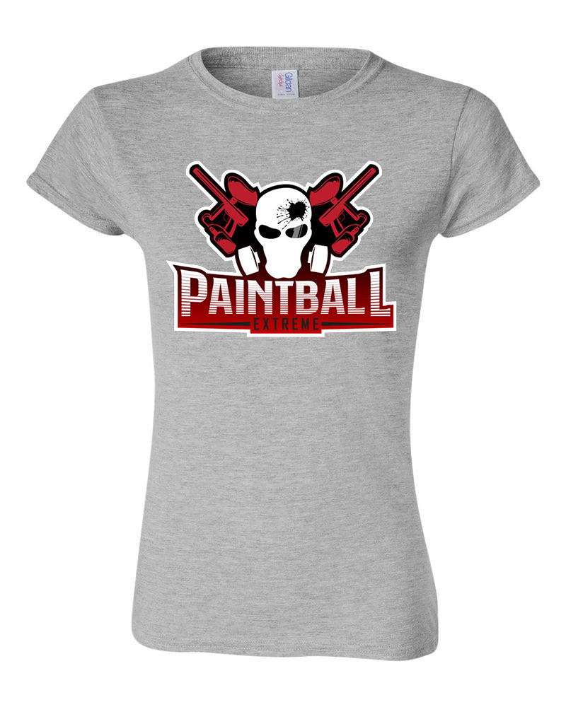 paintball Sportszürke Női Póló