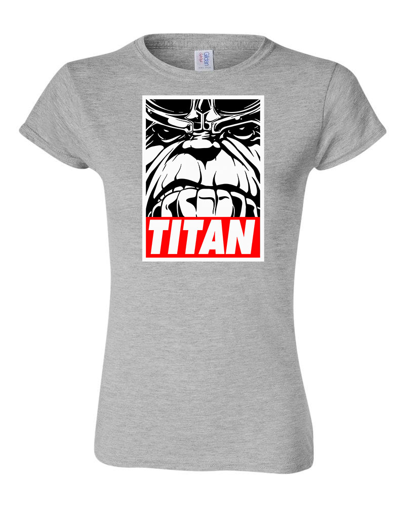thanos titan avengers Sportszürke Női Póló