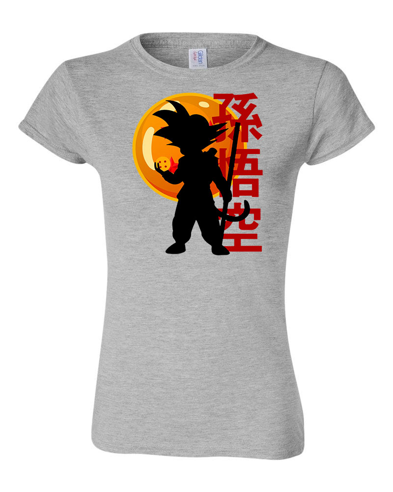 dragon ball son goku Sportszürke Női Póló