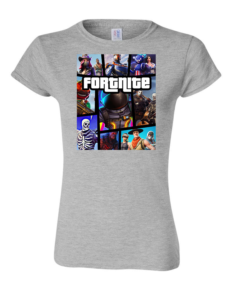 fortnite gta Sportszürke Női Póló