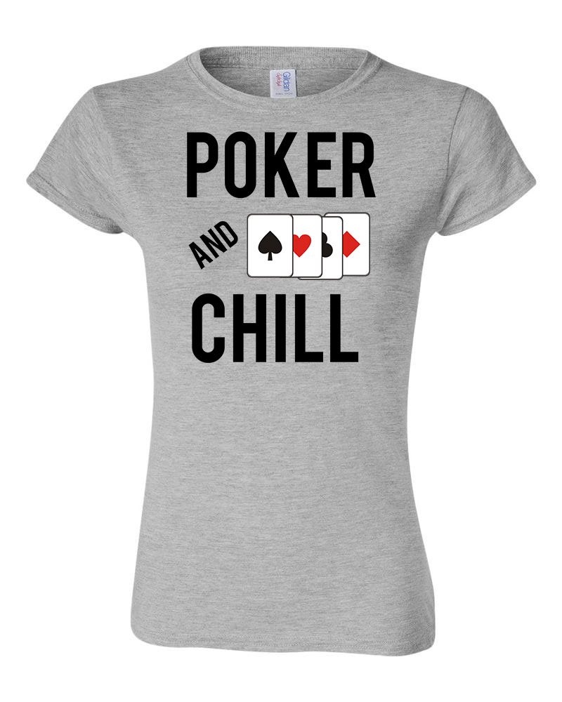 poker Sportszürke Női Póló