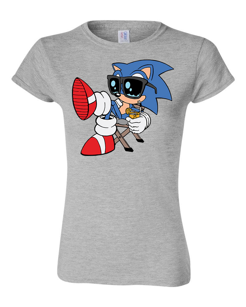 sonic Sportszürke Női Póló