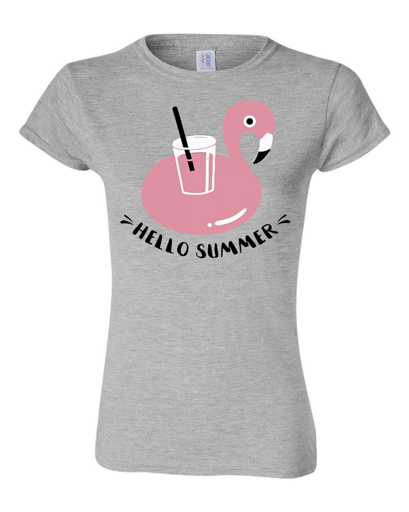 nyár nyaralás summer Sportszürke Női Póló