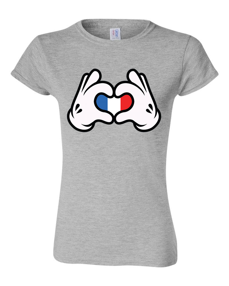 love france francia Sportszürke Női Póló