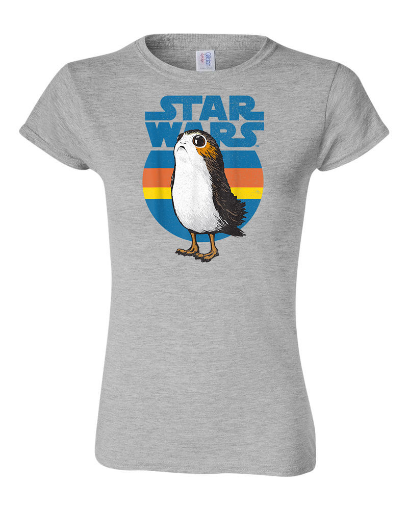 star wars porg Sportszürke Női Póló