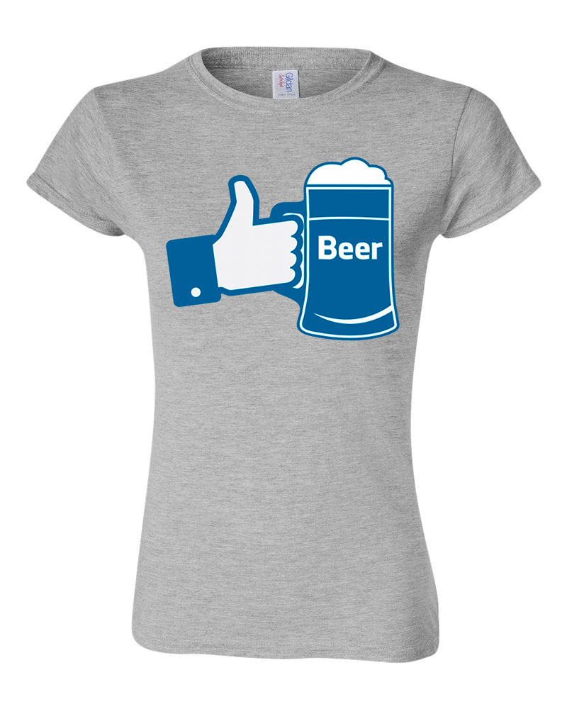 sör beer facebook Sportszürke Női Póló