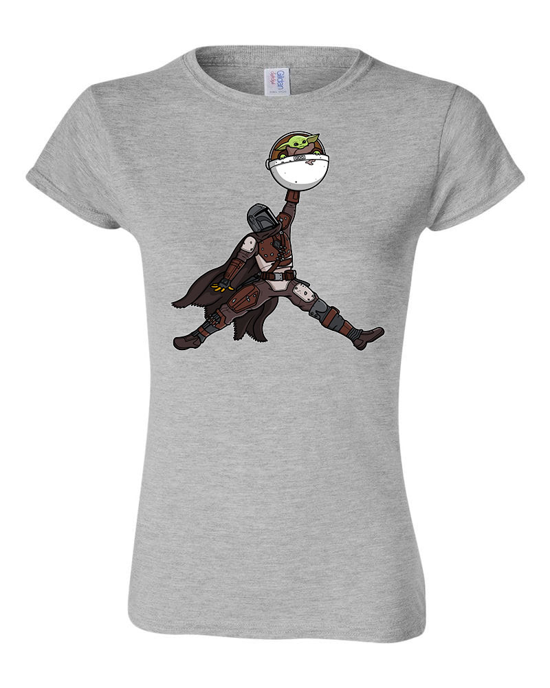 baba yoda a mandalorian the child Sportszürke Női Póló