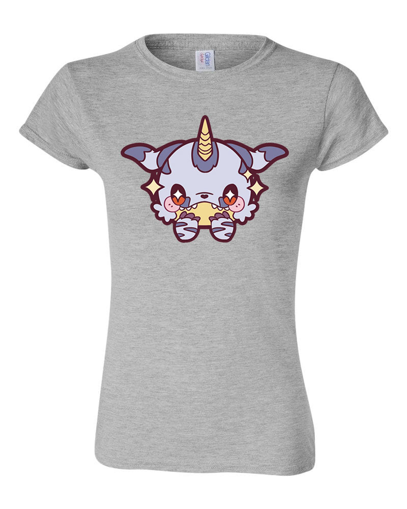 digimon gabumon Sportszürke Női Póló