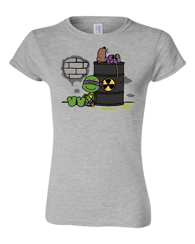 tini ninja teknőcök tmnt donatello Sportszürke Női Póló