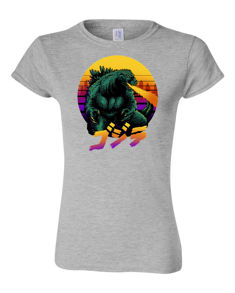 Godzilla Sportszürke Női Póló