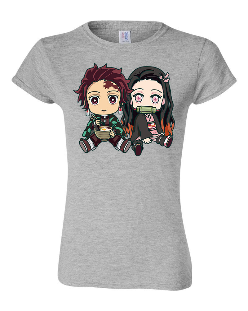 nezuko tanjiro demon slayer Sportszürke Női Póló