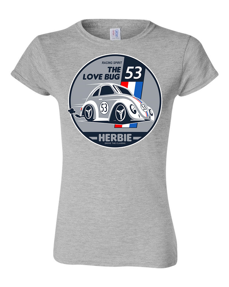 herbie bogárhatú Sportszürke Női Póló