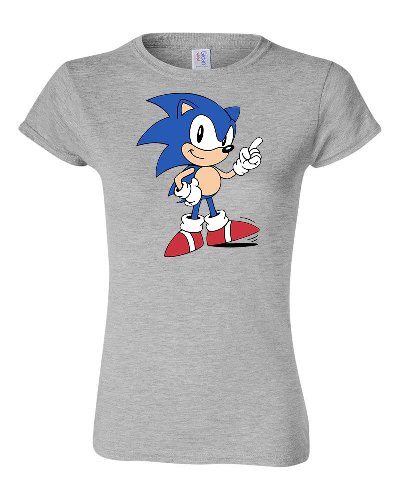 sonic Sportszürke Női Póló