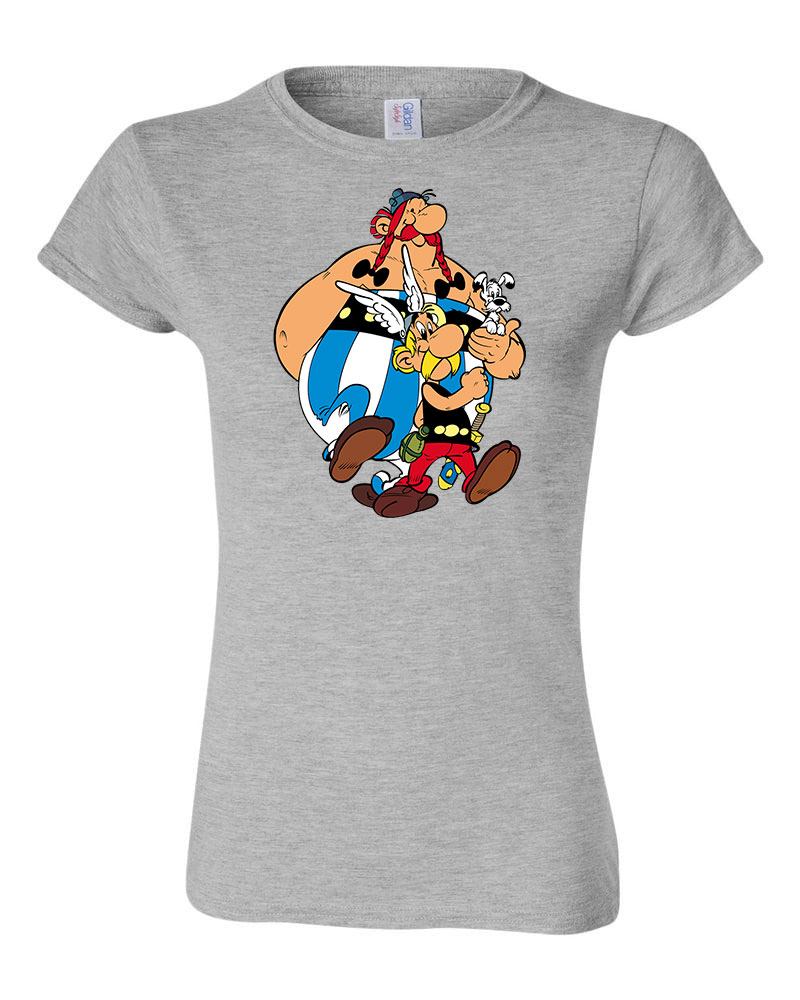 Asterix és Obelix Sportszürke Női Póló