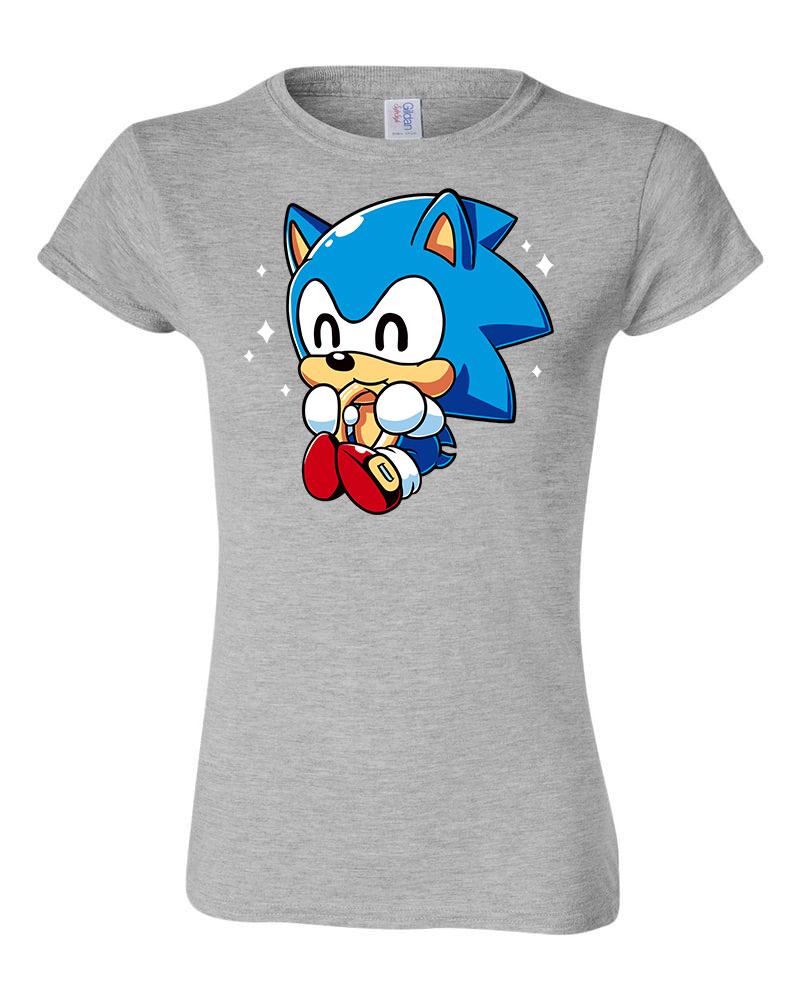 baba sonic Sportszürke Női Póló