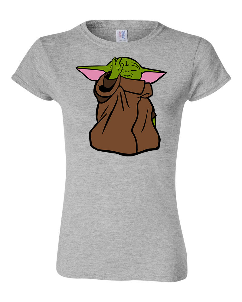 baba yoda baby yoda Sportszürke Női Póló