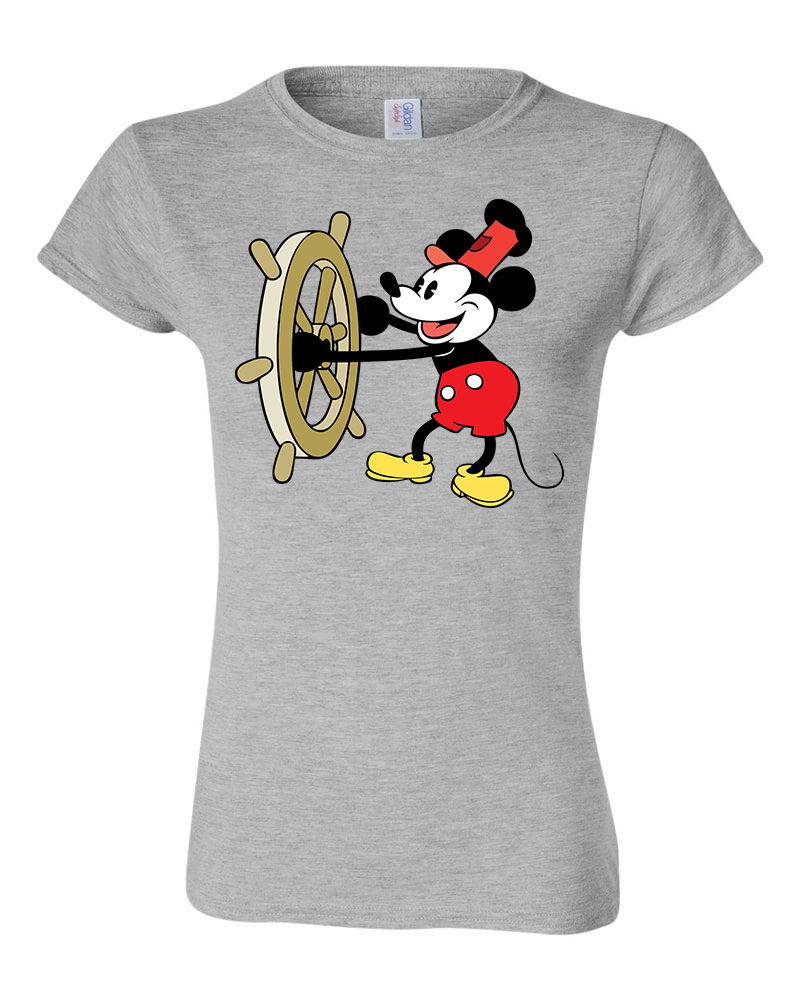 steamboat willie mickey egér Sportszürke Női Póló