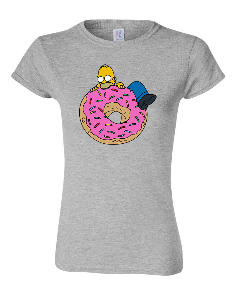 homer simpson fánk Sportszürke Női Póló
