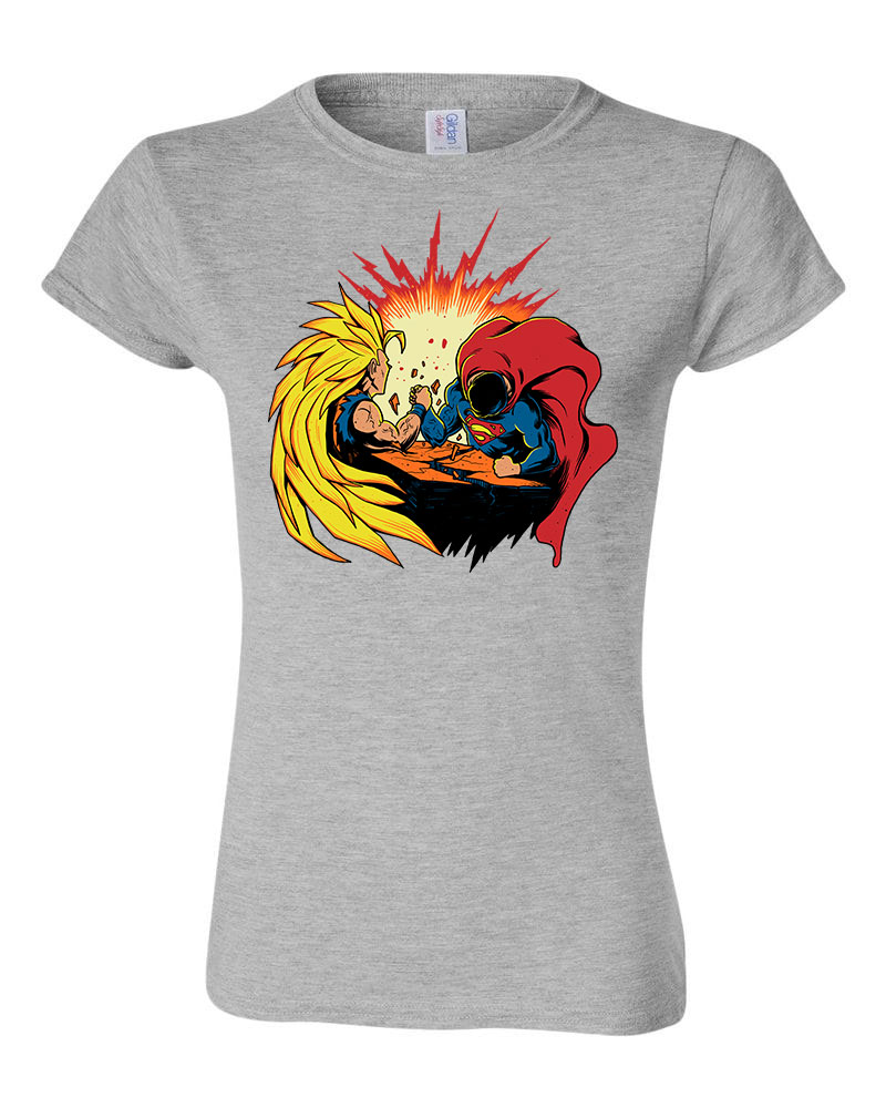 son goku superman Sportszürke Női Póló