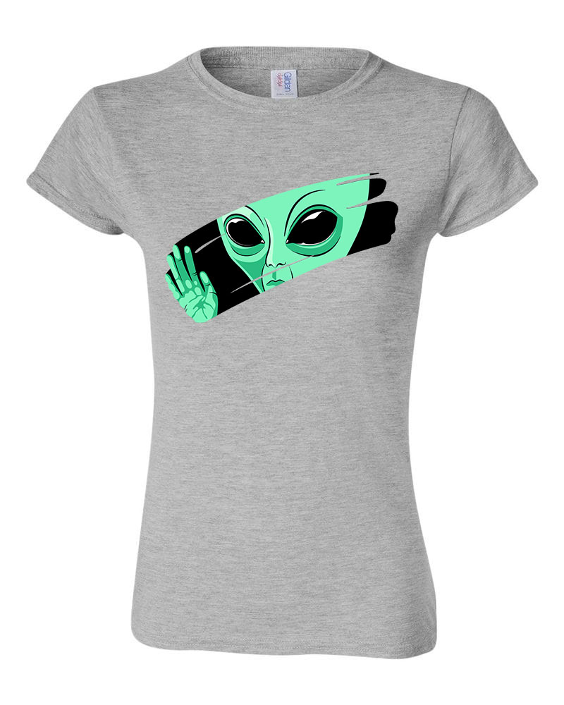 UFO Sportszürke Női Póló