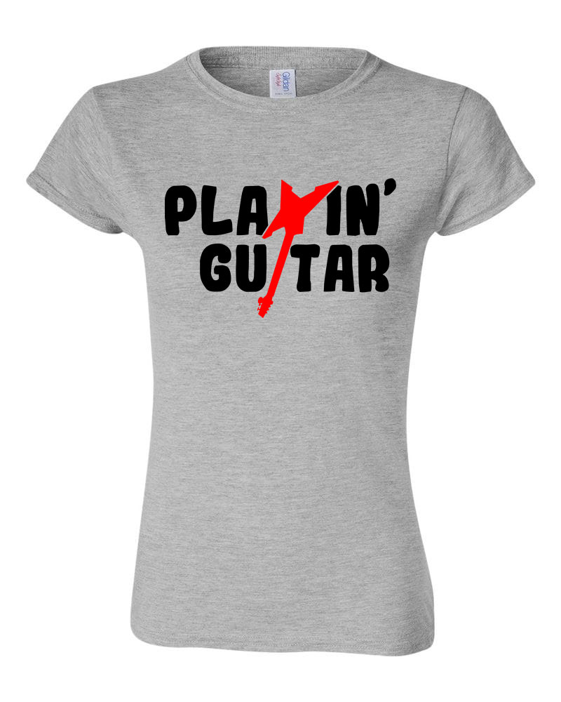 gitár gitáros Sportszürke Női Póló