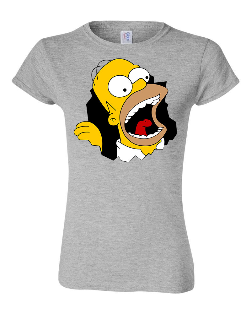 homer simpson Sportszürke Női Póló