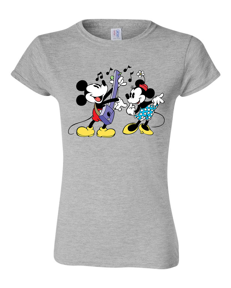 mickey és minnie egér Sportszürke Női Póló