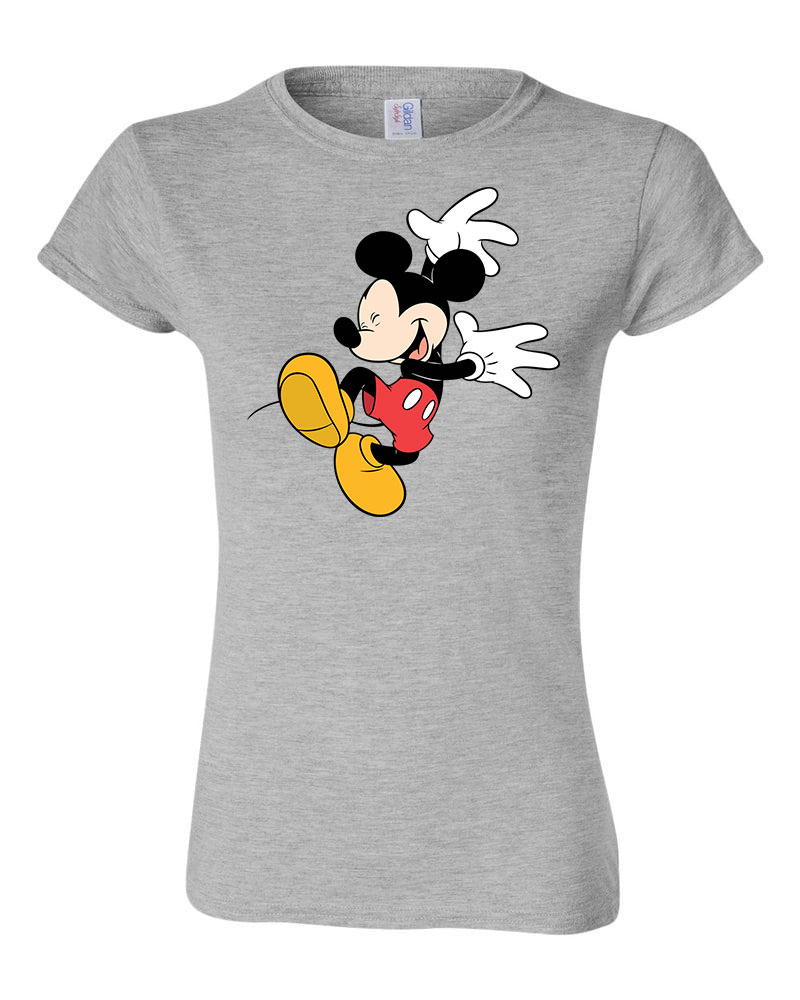 mickey egér táncol Sportszürke Női Póló