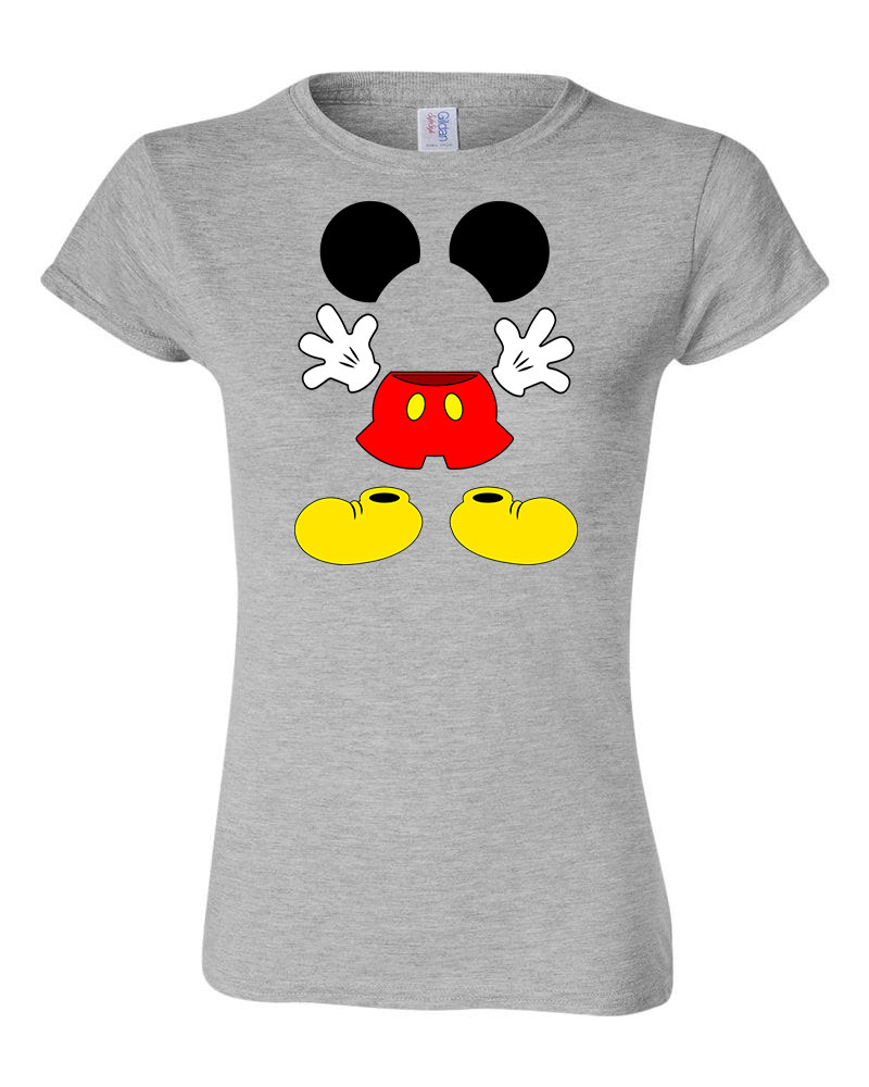 Mickey egér Sportszürke Női Póló