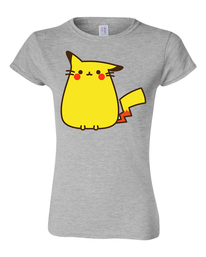 pusheen macska macskás cica cicás Sportszürke Női Póló