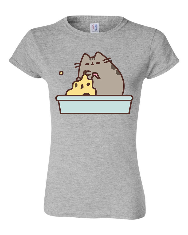 homokvár nyár nyaralás pusheen macska macskás cica cicás Sportszürke Női Póló